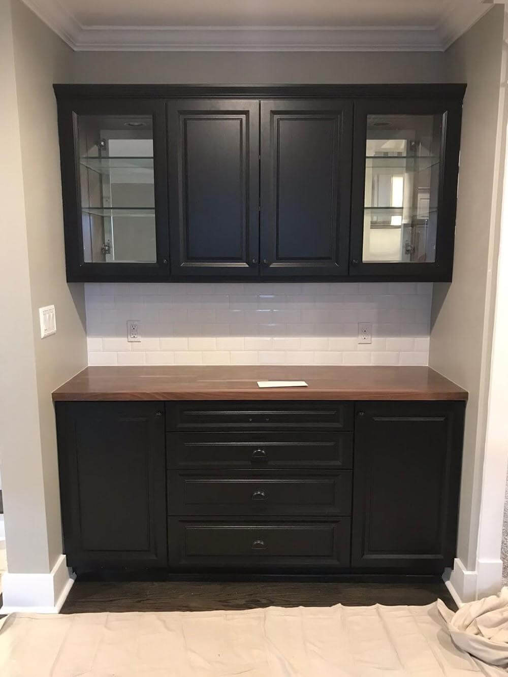 Black Wet Bar